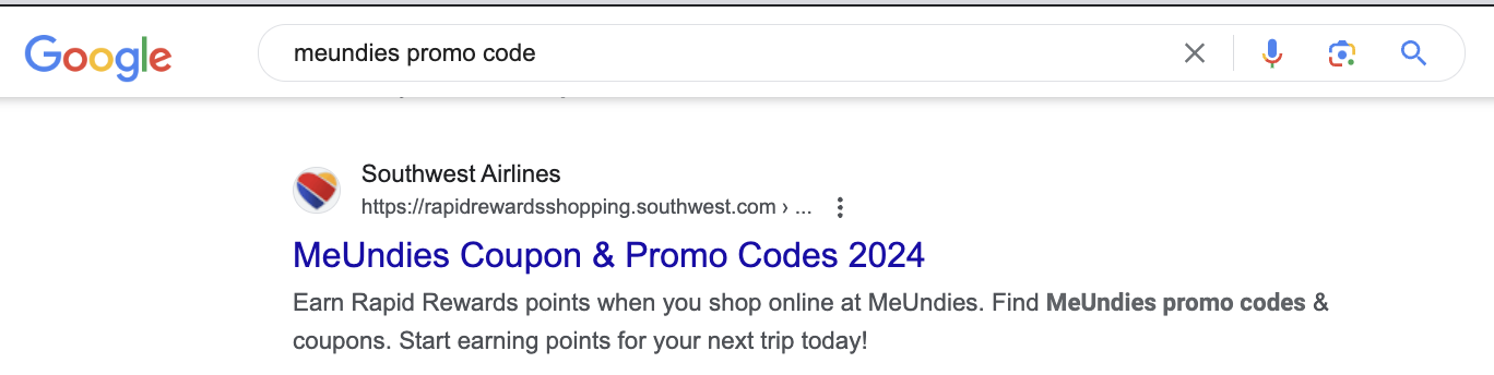 Southwest MeUndies Promo Code